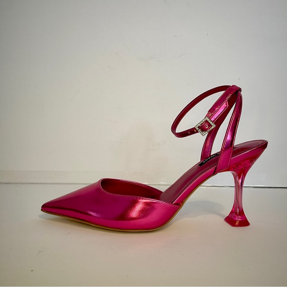 Nine West, 7, Metallic Pink, WNHARIS3